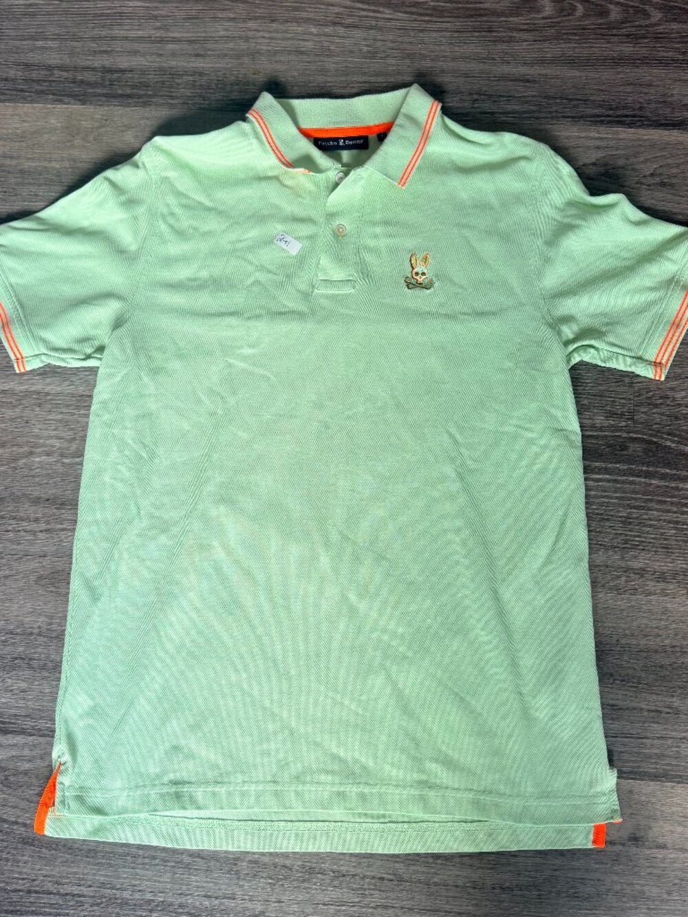 Psycho Bunny Light Green Polo Shirt Size Large (6)